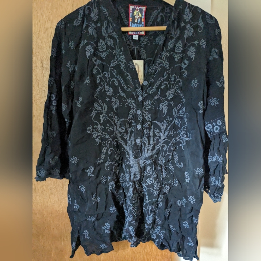 Johnny Was Blouse, Size Small